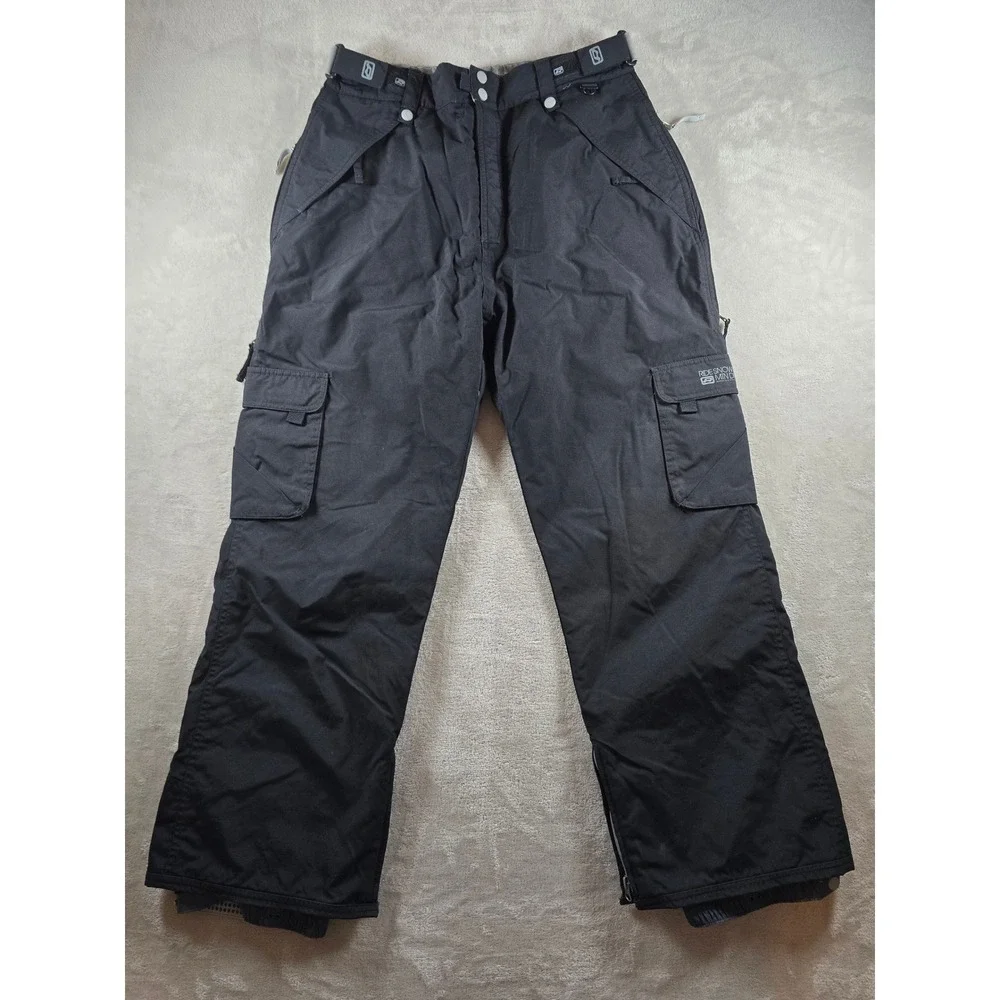 Ride‎ Snowboards Mountain Dry Series Snow Pants Mens M Black Cargo Adjustable